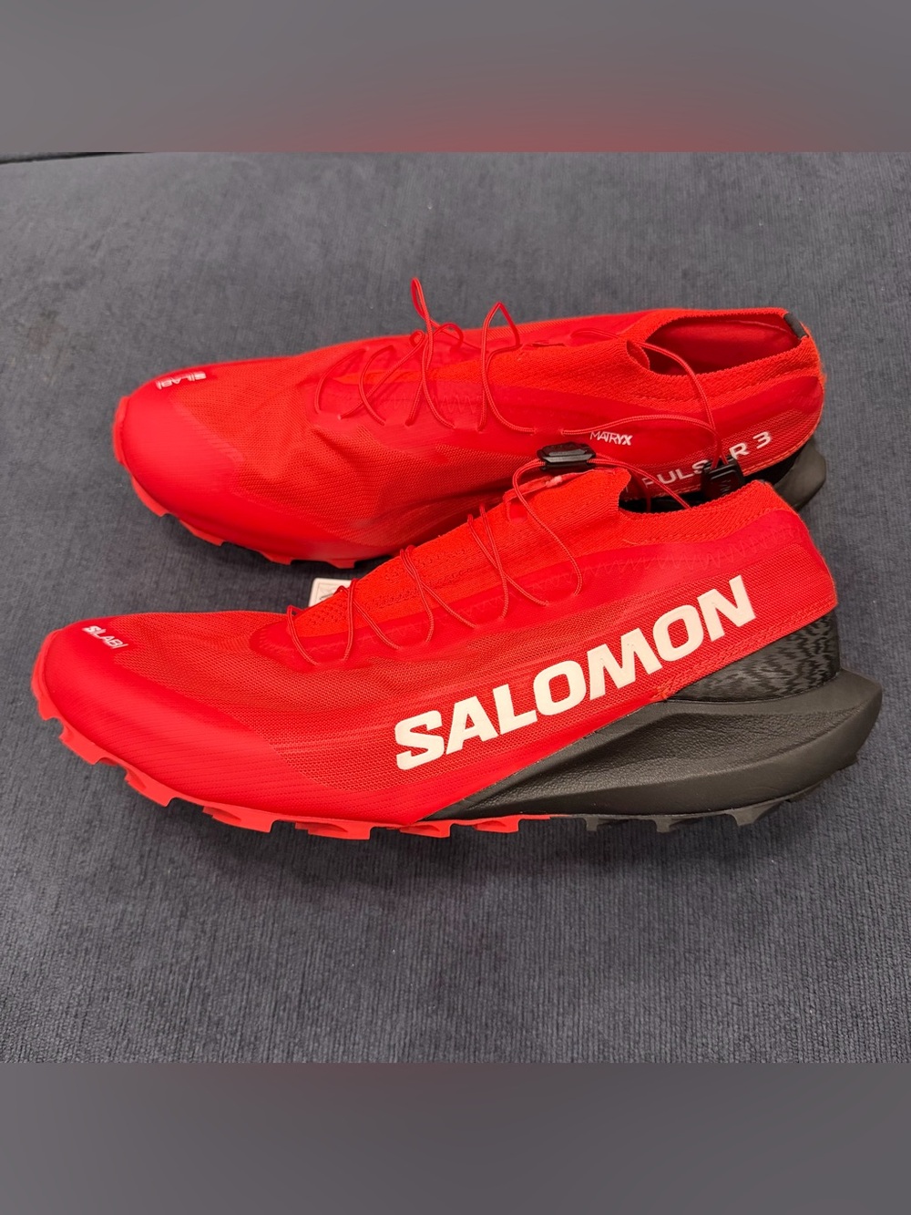 Salomon S/Lab Pulsar 3 ‘Fiery Red’ L47386700 Mens Sizes 10, 8, and 7 available